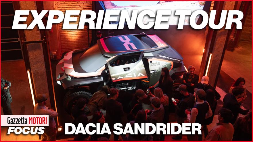 Dacia Sandrider: al via il tour con il simulatore in scala reale per sentirsi piloti