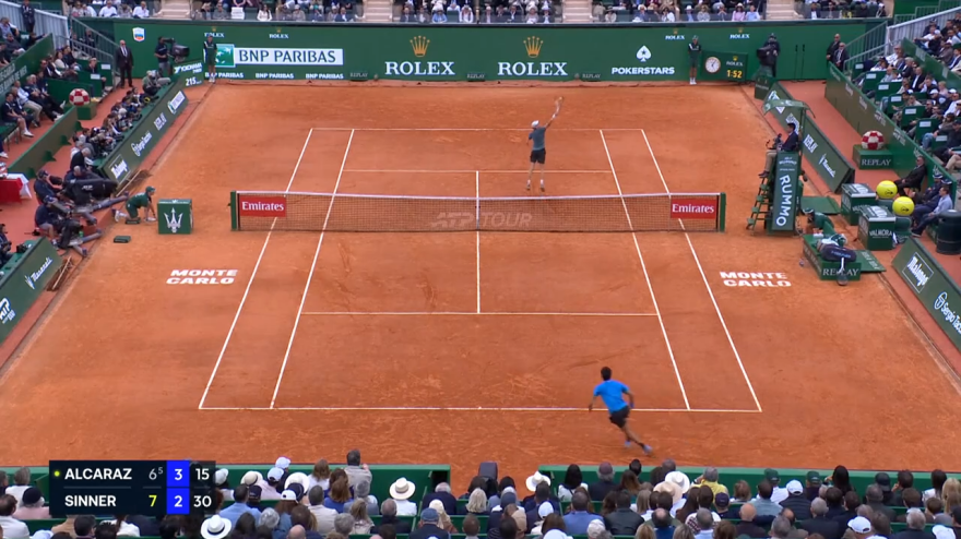 Sinner-Alcaraz: highlights finale Atp Monte-Carlo