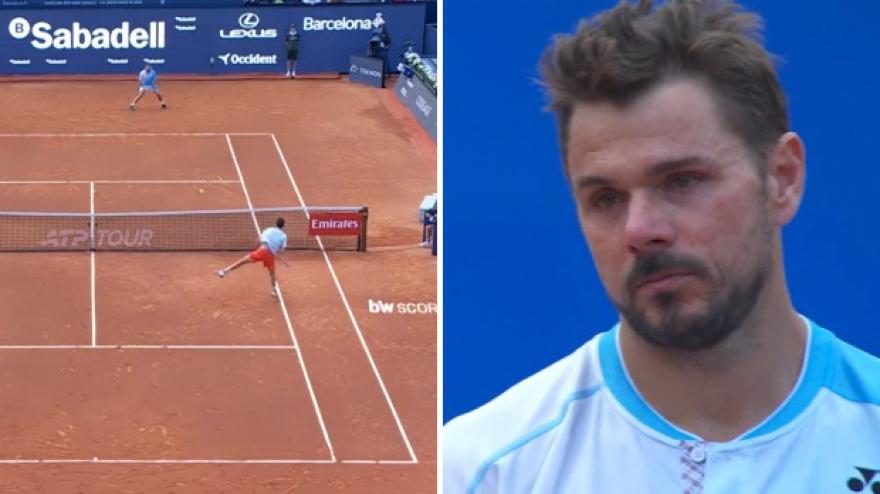 Barcellona, match point brutale: Norrie si scusa, ma Wawrinka è distrutto