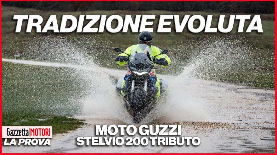 Moto Guzzi Stelvio Duecento Tributo, la prova tra asfalto e off-road: un battito classico che viaggia a un ritmo moderno