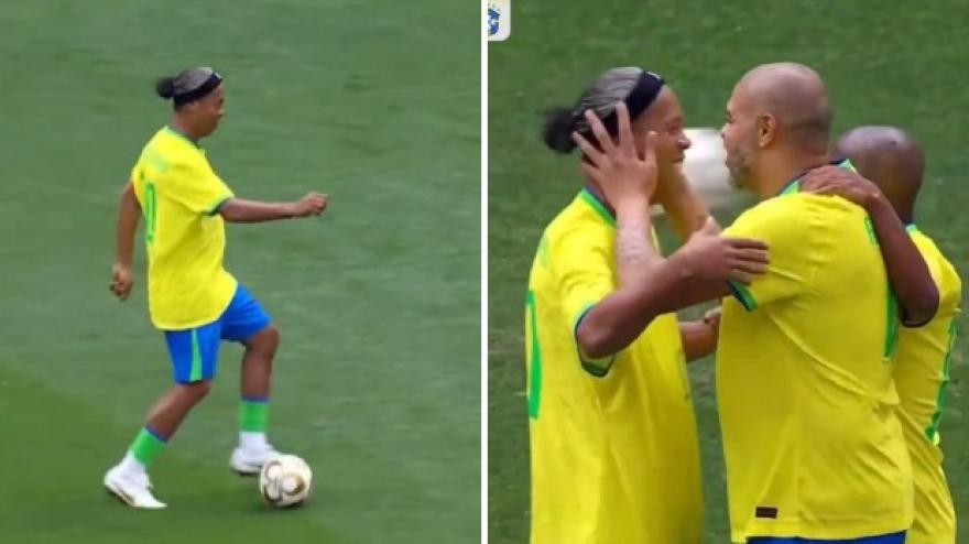 Assist Ronaldinho, gol Adriano: il Brasile dei sogni torna in campo 20 anni dopo