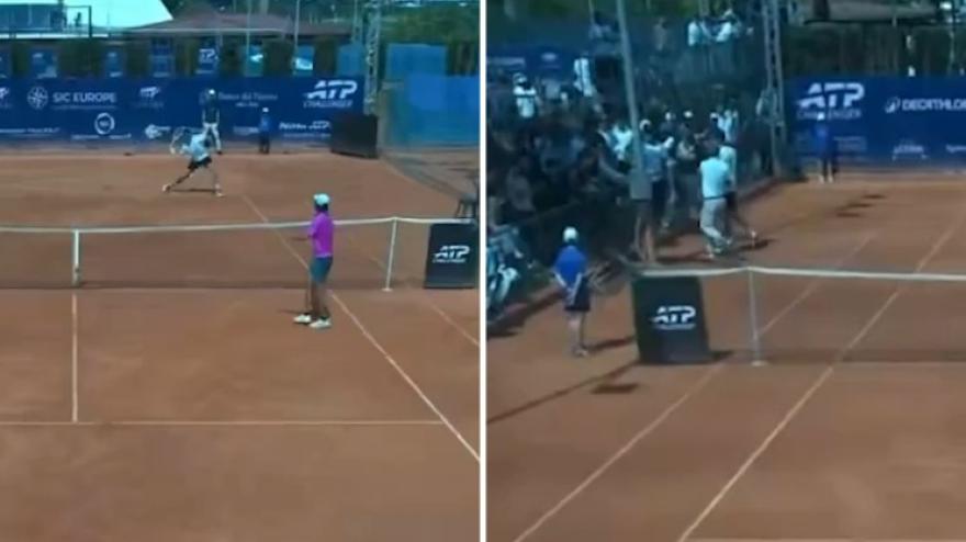 "Scemo, mica sei a casa tua": che litigio tra Fatic e un tifoso a Roma