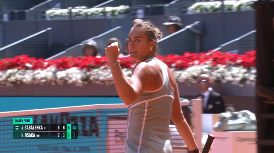 Sabalenka-Osaka: highlights Wta Madrid