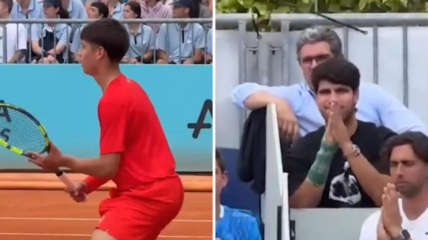 Il fratello di Alcaraz splende a Madrid: Carlos reagisce così