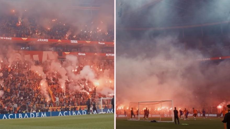 Galatasaray, allenamento da brividi: i tifosi lo trasformano in una bolgia