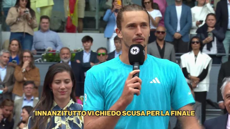 "Sinner è di gran lunga il più forte al mondo": le parole di Zverev gelano Madrid