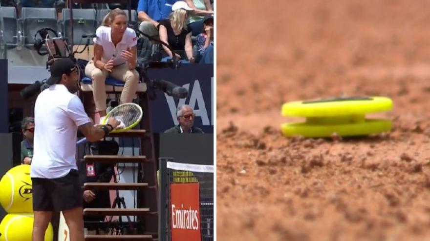 Popyrin perde un pezzo di racchetta, Berrettini si infuria: ecco cosa è successo