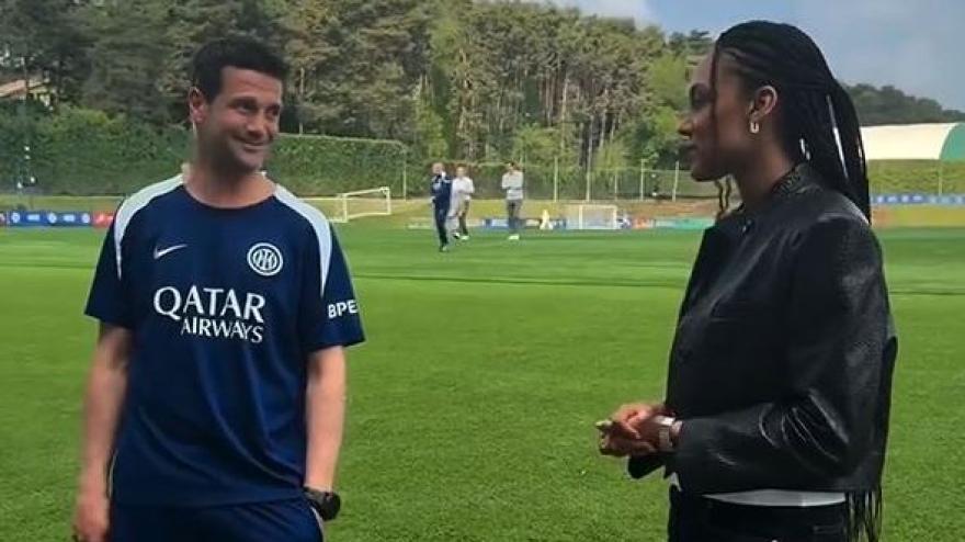 Inter, Larissa Iapichino alla Pinetina: l'incontro con Chivu e i giocatori