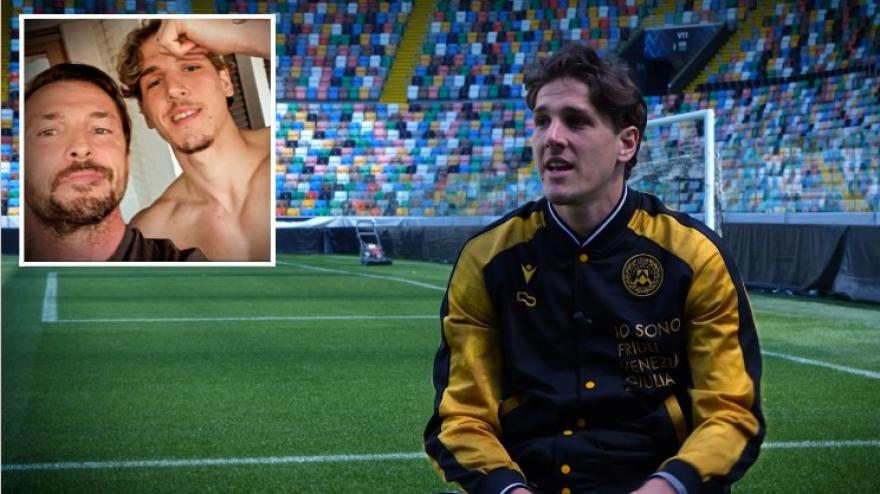 Zaniolo si commuove parlando del padre: 