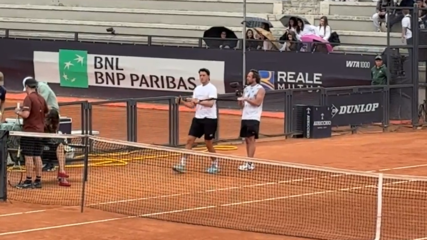 Darderi si prepara così alla semifinale a Roma: che entusiasmo per l'azzurro!