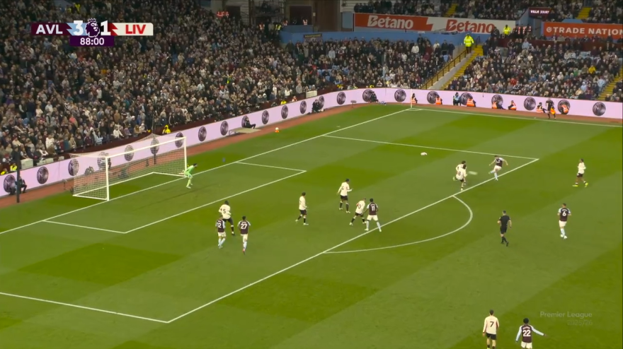 Aston Villa-Liverpool 4-2: gol e highlights
