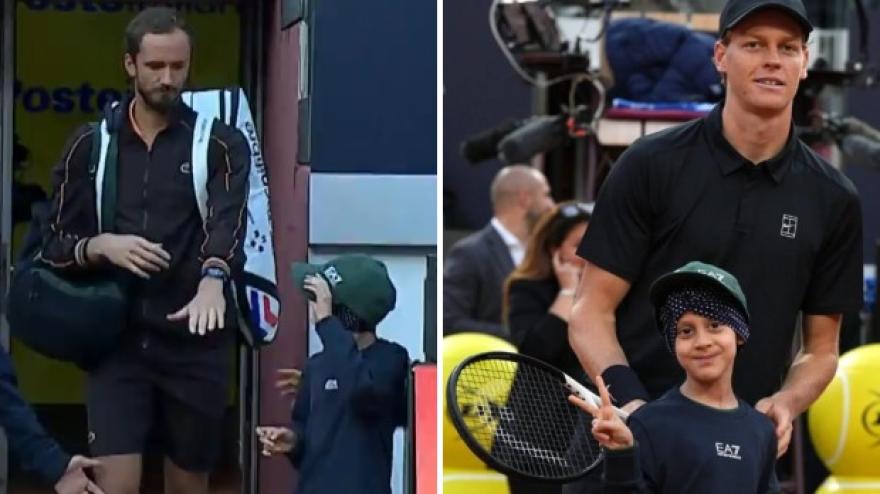 "No" a Medvedev, poi la mano a Sinner: chi è Sofia, la bambina simbolo degli Internazionali