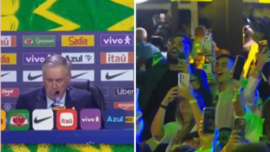 VIDEO Follia Brasile: Ancelotti convoca Neymar, il pubblico si alza ed esplode la festa!