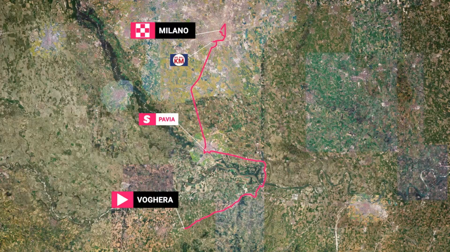 Giro d'Italia, percorso tappa 15: da Voghera a Milano, dove passa la corsa