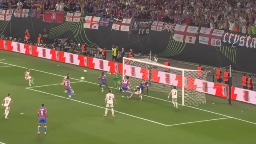 triplo palo del crystal palace contro il rayo vallecano prima pino poi mateta gli highlights da Gazzetta.it triplo palo del crystal palace contro il rayo vallecano prima pino poi mateta gli highlights