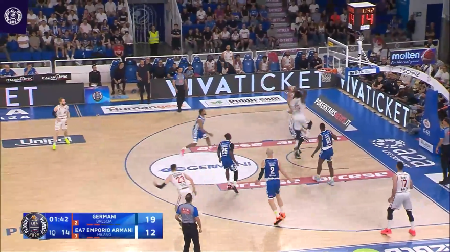 Brescia-Olimpia Milano: gli highlights della semifinale