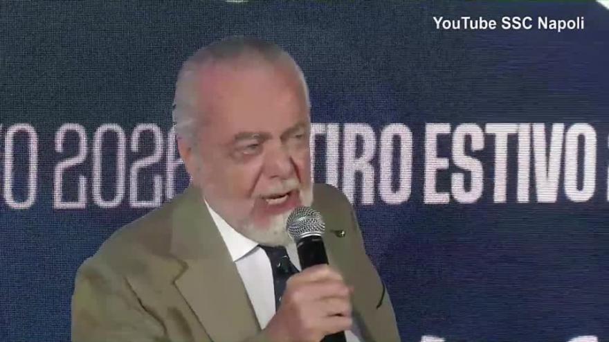 De Laurentiis senza filtri: "De Bruyne e Lukaku via? Il mondo è pieno di giocatori"