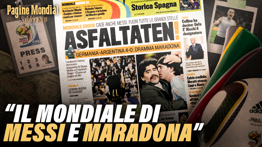 Pagine Mondiali, Sudafrica 2010: Jabulani, Messi vs Maradona e il bacio di Casillas