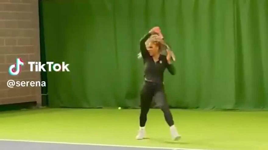 Serena Williams è pronta: questo colpo lascia tutti sbalordi