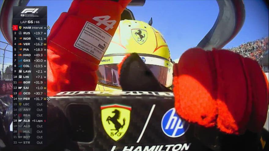 "Hamilton 30 anni dopo Schumi!": l'ultimo giro con la telecronaca di Vanzini è da brividi