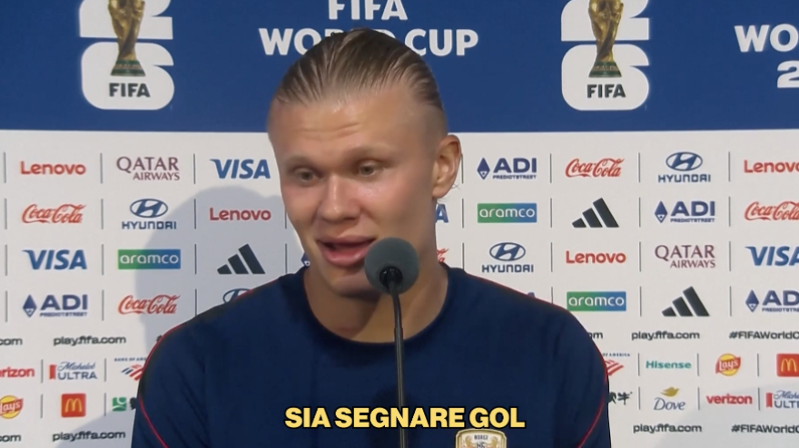 Haaland: "Come segno tanti gol? Non so che sto facendo". La risposta è esilarante