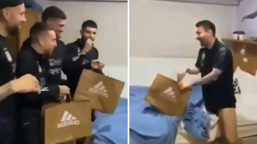 Messi, arriva la sorpresa dei compagni per il compleanno: la sua reazione è da vedere