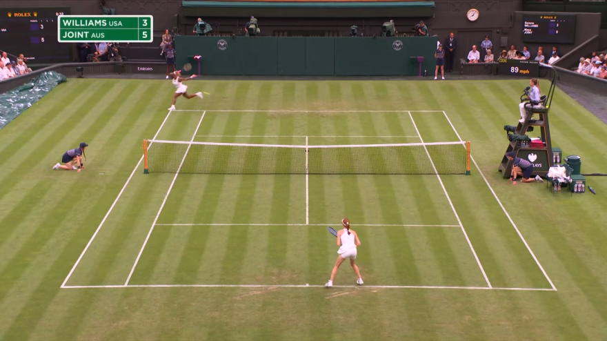 Serena Williams, il tuo urlo ci mancava: gli highlights contro Joint a Wimbledon