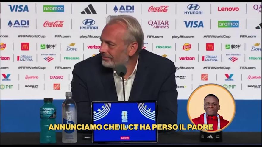suo padre 232 morto il ct della rd congo lo scopre in conferenza stampa lo sgomento da Video.gazzetta.it suo padre 232 morto il ct della rd congo lo scopre in conferenza stampa lo sgomento