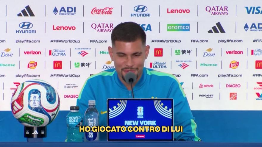 Brasile, Guimaraes: "Haaland? Ho giocato contro di lui, ecco come lo fermeremo"