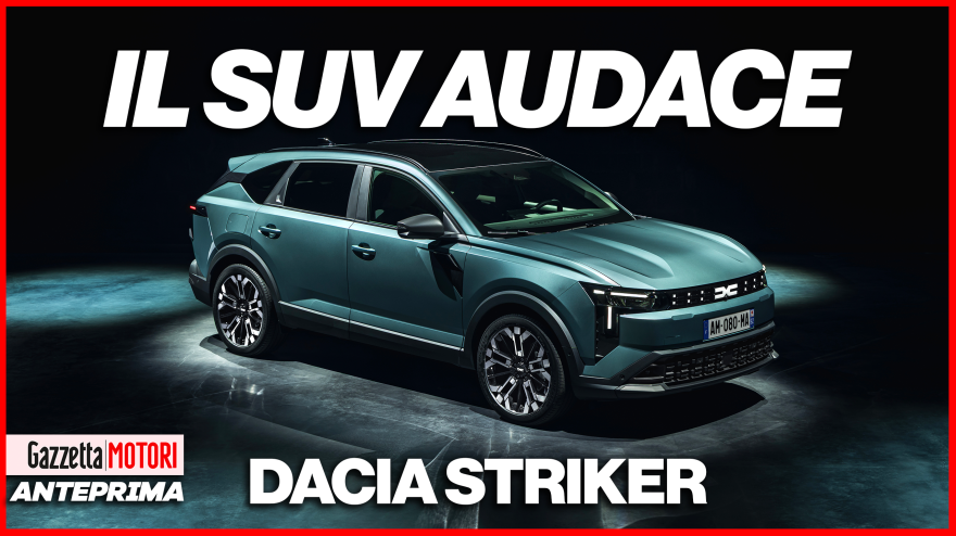 dacia striker crossover atipico a meno di 25000 euro visto da vicino da Video.gazzetta.it dacia striker crossover atipico a meno di 25000 euro visto da vicino
