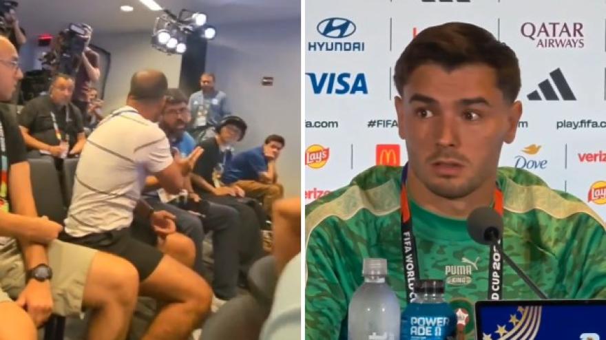 lite clamorosa tra giornalisti brahim diaz resta allibito da Video.gazzetta.it lite clamorosa tra giornalisti brahim diaz resta allibito