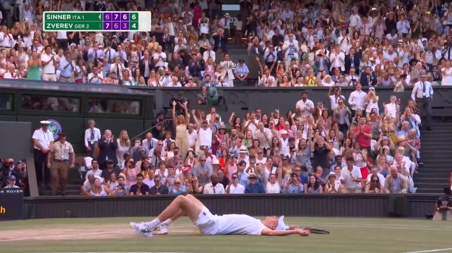 Sinner-Zverev: highlights finale Wimbledon