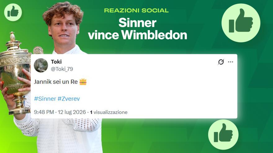 il mondo si inchina ancora a sinner le migliori reazioni dopo la vittoria a wimbledon da Video.gazzetta.it il mondo si inchina ancora a sinner le migliori reazioni dopo la vittoria a wimbledon