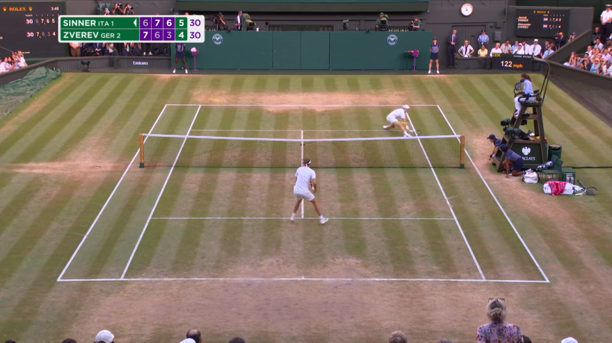 il punto del torneo 232 di sinner scambio folle con zverev nel quarto set da Video.gazzetta.it il punto del torneo 232 di sinner scambio folle con zverev nel quarto set