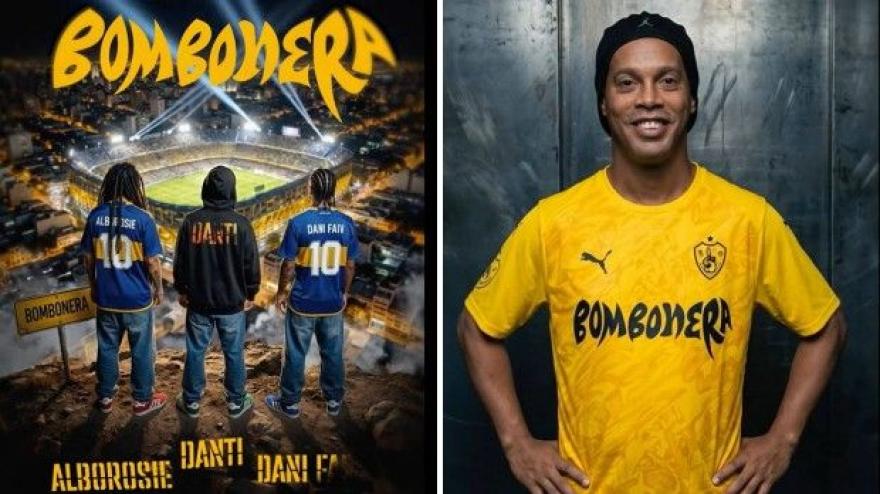 danti dani faiv e alborosie presentano bombonera e nel video spunta ronaldinho da Video.gazzetta.it danti dani faiv e alborosie presentano bombonera e nel video spunta ronaldinho