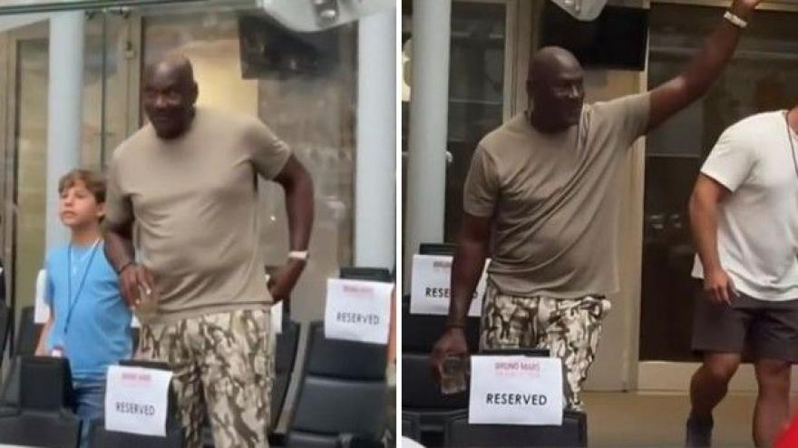 bruno mars a san siro tra il pubblico spunta michael jordan da Video.gazzetta.it bruno mars a san siro tra il pubblico spunta michael jordan