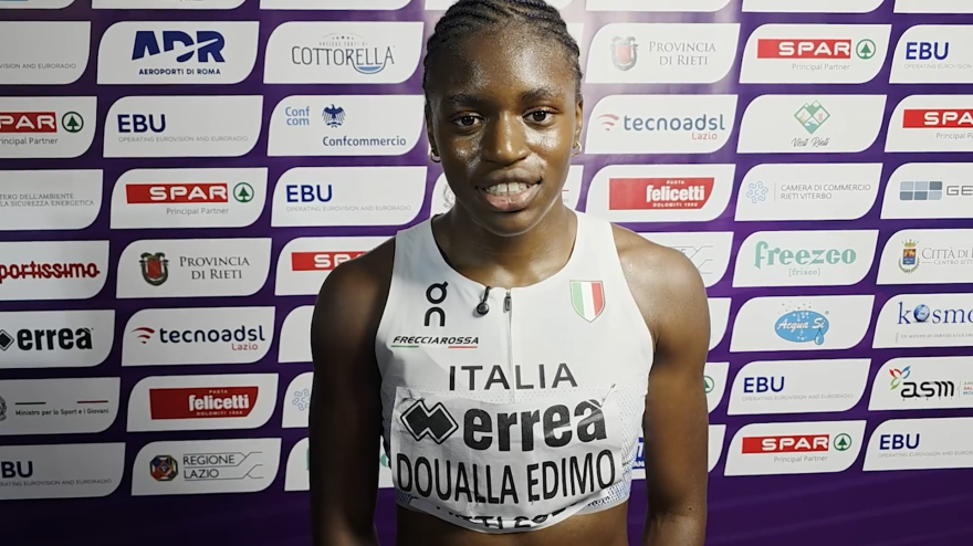 Doualla oro europeo U18 nei 100: "Avevo un po' di ansia, grazie Rieti!"