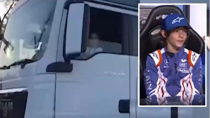 non mi bastano i kart quando a 10 anni kimi antonelli ha guidato un camion da Video.gazzetta.it non mi bastano i kart quando a 10 anni kimi antonelli ha guidato un camion
