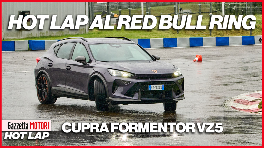 La Formentor VZ5 sfida il diluvio: 390 Cv al Red Bull Ring