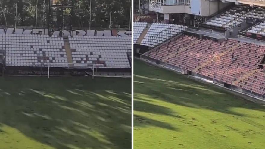 campo distrutto e tribune in disordine il rayo vallecano resta senza stadio da Video.gazzetta.it campo distrutto e tribune in disordine il rayo vallecano resta senza stadio