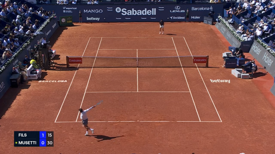 Musetti-Fils: highlights Atp Barcellona