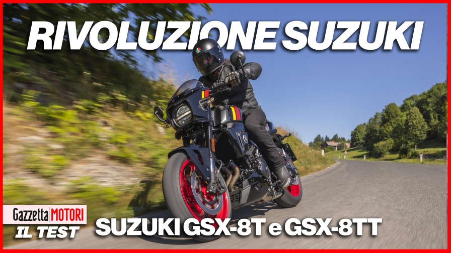 Suzuki Gsx-8T e Gsx-8TT: cambiano faccia e si guidano meglio che mai