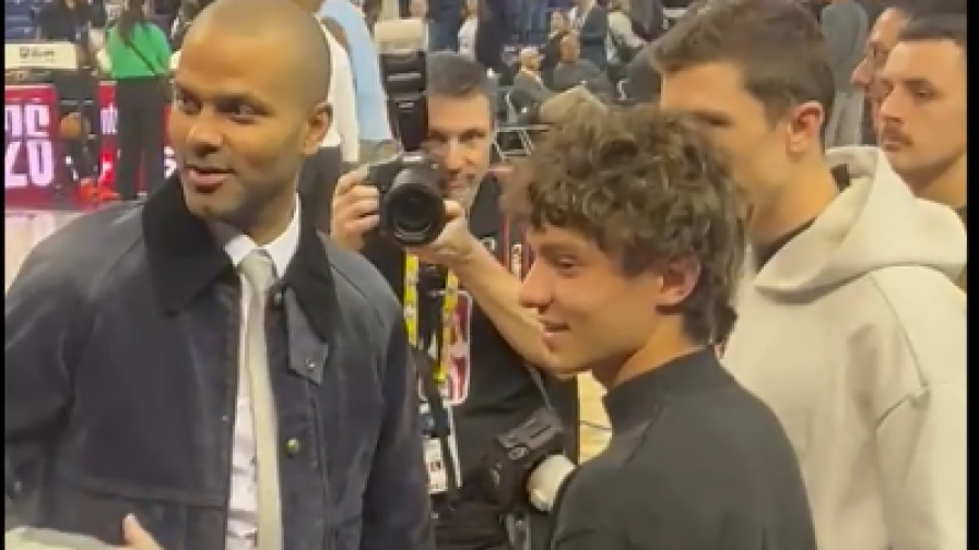 Kimi Antonelli incontra Tony Parker: Notte magica NBA!