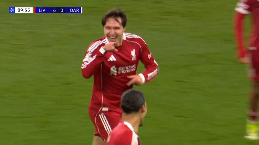 Partecipa anche Chiesa al party di Liverpool: Qarabag travolto 6-0