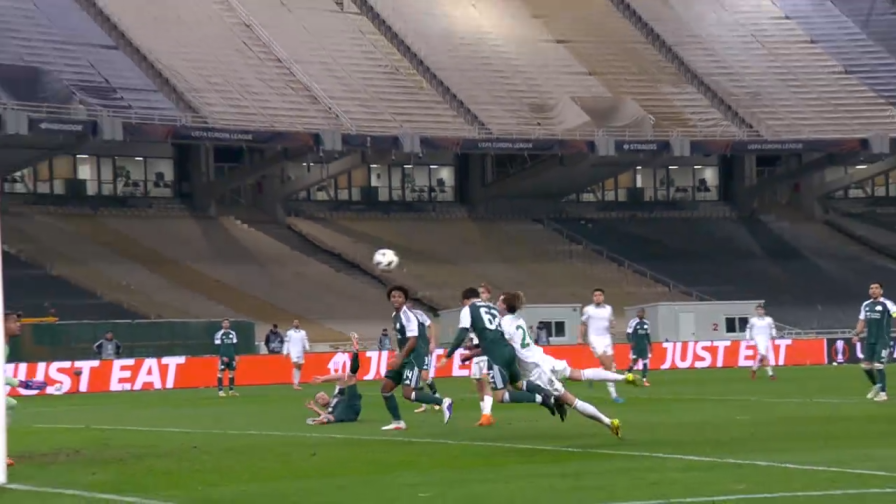 Panathinaikos-Roma 1-1, highlights: il gol di Ziolkowski vale gli ottavi