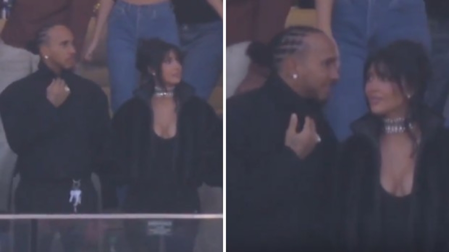 Lewis Hamilton-Kim Kardashian, il flirt è ufficiale? L'avvistamento al Super Bowl