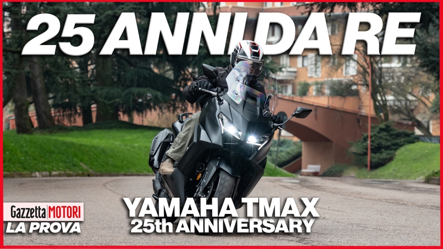Yamaha TMax 25th Anniversary, sportivo quando serve e mai faticoso