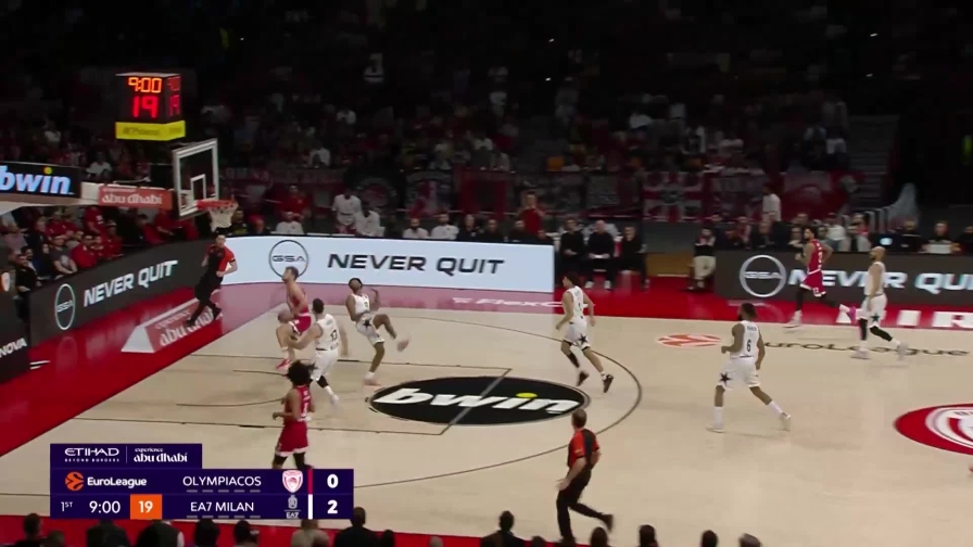 Eurolega, Olympiacos-Milano 85-76: highlights