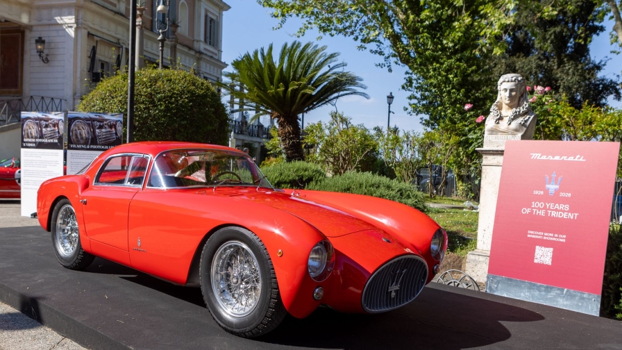 Maserati, i 100 anni del Tridente nello splendore del Pincio