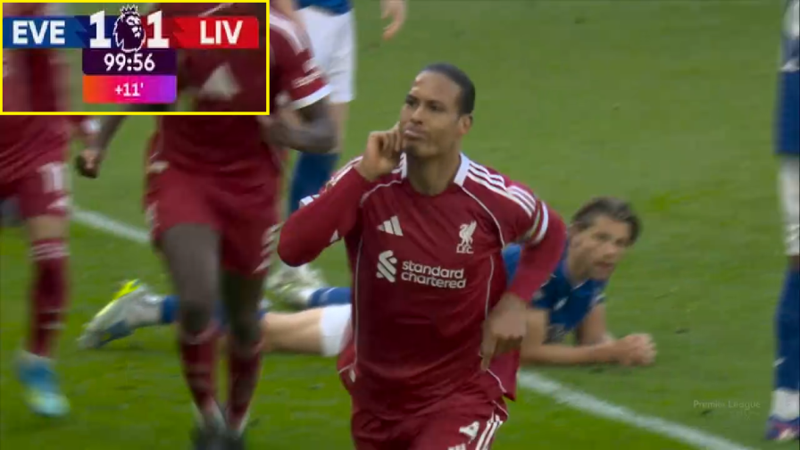 Everton-Liverpool 1-2: gol e highlights, Van Dijk al 100'